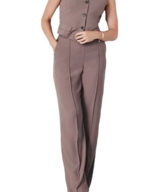 SPANX Carefree Crepe Trouser in Smoke - Size XL